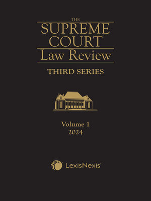 cover image of Supreme Court Law Review, 3rd Series